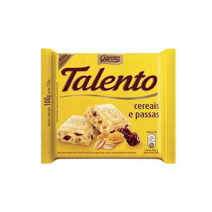 CHOCOLATE TALENTO CHOC BRANCO CEREAIS25G