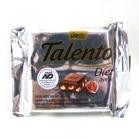 CHOCOLATE TALENTO GAROTO AVELAS DIET 25G