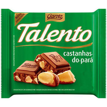 CHOCOLATE TALENTO GAROTO CASTANHAS DO PARA 25G