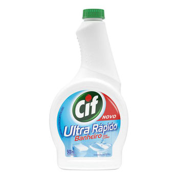 CIF BANHEIRO SEM CLORO REFIL 500ML
