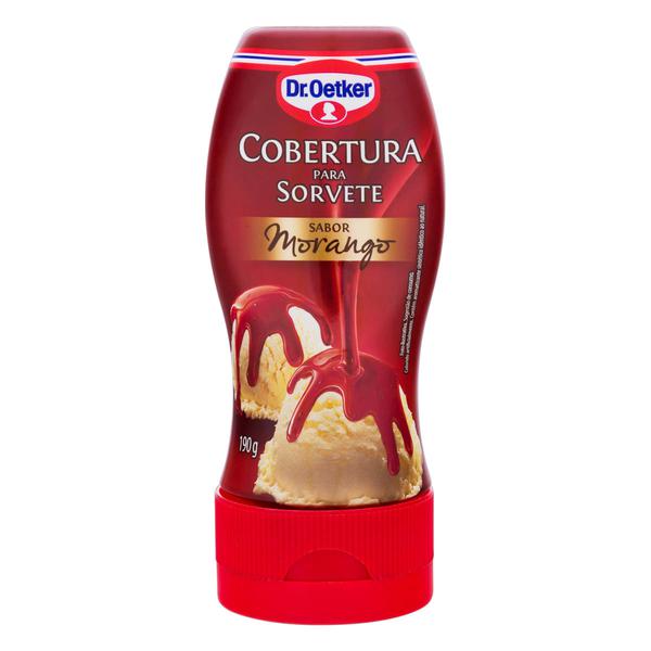 COBERTURA P/SORVETE MORANGO DR.OETKER 190G