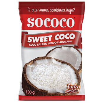COCO RALADO SOCOCO SWEET 100G FLOCO