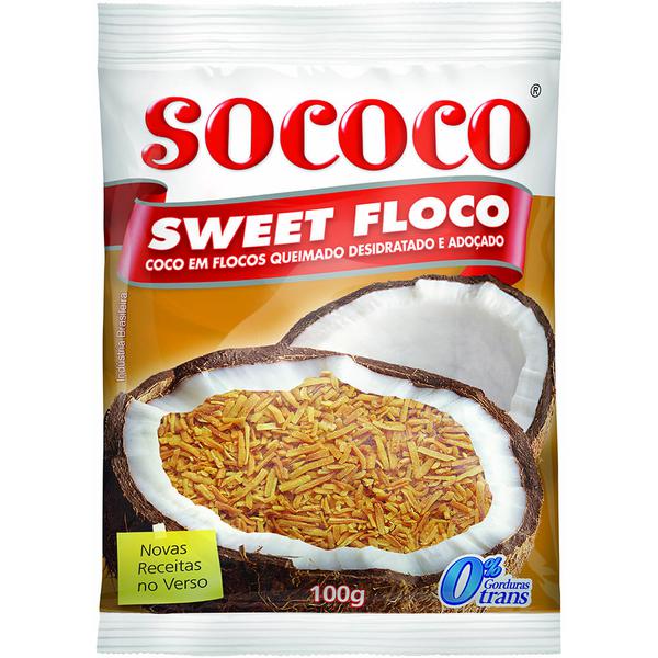 COCO RALADO SOCOCO SWEET 100G QUEIM