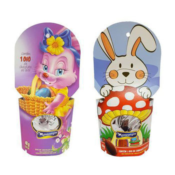 COELHINHA E COELHINHO OVO DE CHOCOLATE AO LEITE 40G