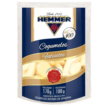 COGUMELOS FATIADOS HEMMER SACHET 100G