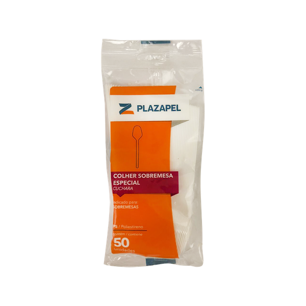 COLHER DESC PLAZAPEL C/50UND