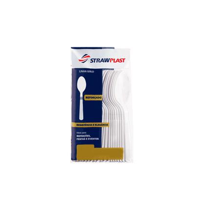COLHER  STRAWPLAST FORT BC C/50UND