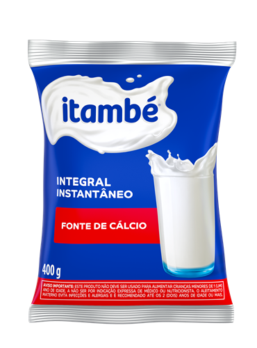 Leite Instantâneo Itambé Integral Sachê 400g