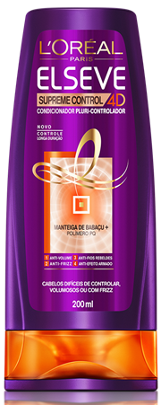 CONDICIONADOR ELSEVE SUPREME CONTROL 4D 200ML