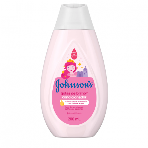 CONDICIONADOR JOHNSONS GOTAS DE BRILHO 200ML