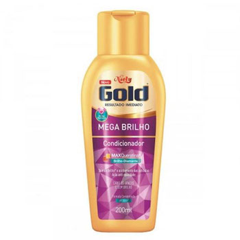 CONDICIONADOR NIELY GOLD LISO MEGA BRILHO 200ML