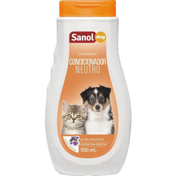 CONDICIONADOR SANOL DOG/GATOS NEUTRO 500ML