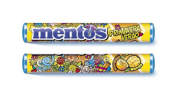 CONFEITO MENTOS MARACUJA/MANGA 37,5G