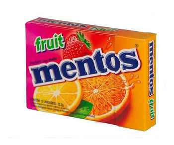 CONFEITO MENTOS SLIM FRUIT