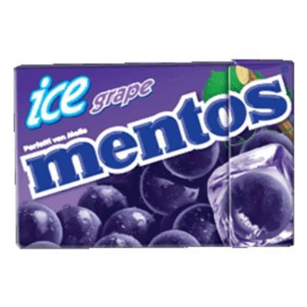 CONFEITO MENTOS SLIM ICE GRAPE 32,1G