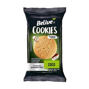 COOKIE BELIVE S/GLUTEN COCO 34G
