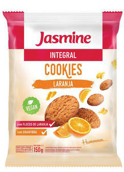 COOKIE JASMINE INTEGRAL LARANJA 150G