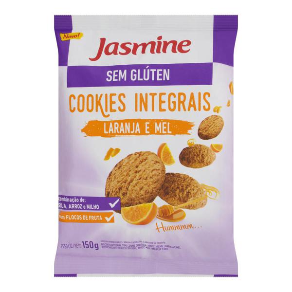 COOKIE JASMINE S/ GLUTEN LARANJA/MEL 150G