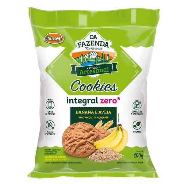 COOKIES BIOSOFT BANANA E AVEIA LIGHT 100G