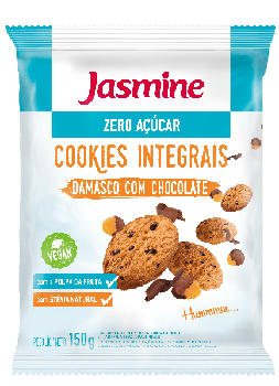 COOKIES JASMINE ZERO ACUCAR CHOC 150G