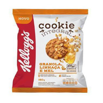 COOKIES KELLOGS GRANOLA LINHACA MEL 150G