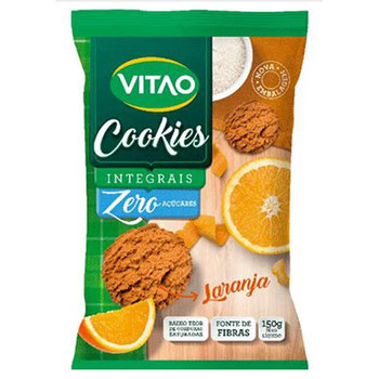 COOKIES VITAO INTEGRAL LARANJA 80G