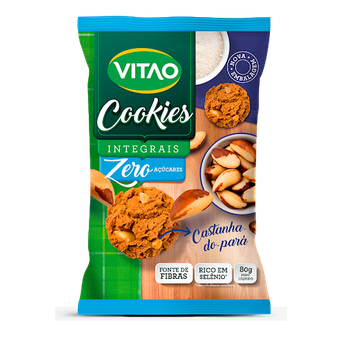 COOKIES VITAO ZERO INT CASTANHA DO PARA 80G