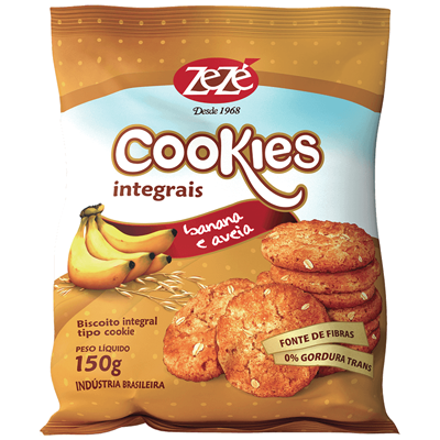 COOKIES ZEZE 150G BANANA/AVEIA