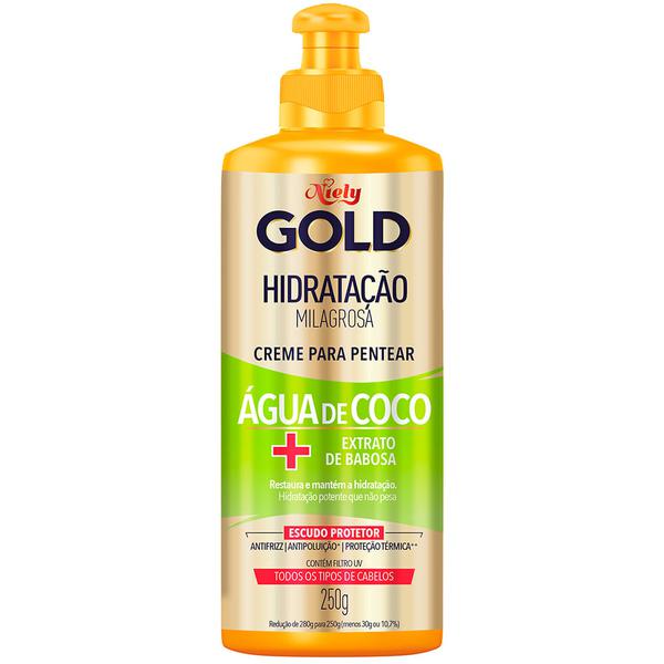 CR PENT NIELY GOLD HID AGUA DE COCO, 280ML
