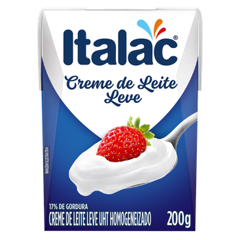 Creme De Leite Uht Leve Homogeneizado Italac 200gr