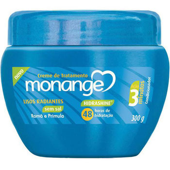 CREME DE PENTEAR MONANGE LISO RADIANTES 300ML