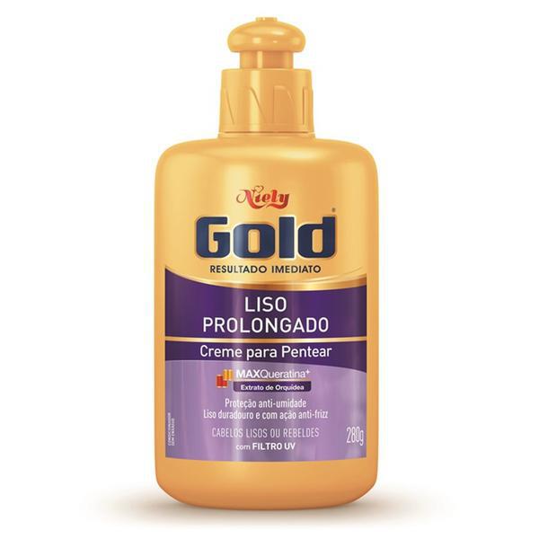 CREME DE PENTEAR NIELY GOLD LISO PROLONGADO 280G