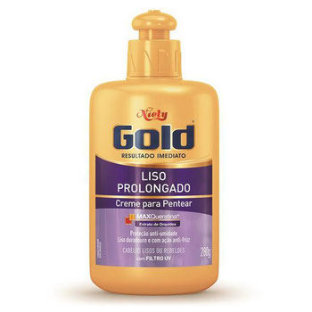 CREME DE PENTEAR NIELY GOLD LISO PROLONGADO 280G