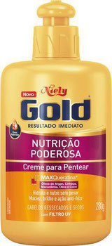 Creme Para Pentear Niely Gold Nutrição Poderosa 280gr