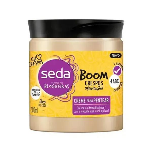 CREME DE PENTEAR SEDA BOOM  CRESPOS OST 500ML
