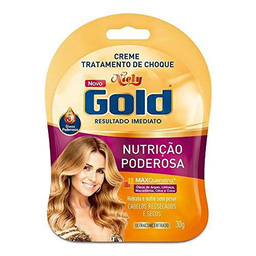 CREME DE TRATAMENTO GOLD CHOQUE NUTRICAO POD 30G