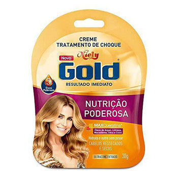 CREME DE TRATAMENTO GOLD CHOQUE NUTRICAO POD 30G