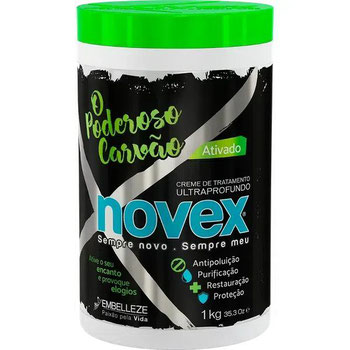 CREME DE TRATAMENTO NOVEX CARVAO ATIVADOR 1KG