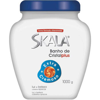 Creme Cabelo Skala Tratamento Banho De Cristal 1kg