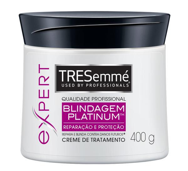 CREME DE TRATAMENTO TRESEMME  BLINDAGEM PLANTINU 400G