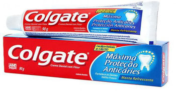 Creme Dental Colgate Máxima Proteção Anticáries 90g
