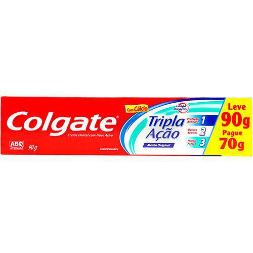 CREME DENTAL COLGATE TRIPLA ACAO L90P70G
