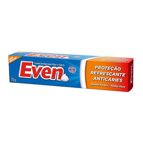 CREME DENTAL EVEN FLUOR E CALCIO 70G