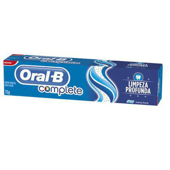 CREME DENTAL ORAL B COMPLETE MENTA FRESH 70G