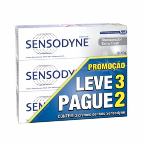 CREME DENTAL SENSODINE BRANCO EXTRA FRESH 50G