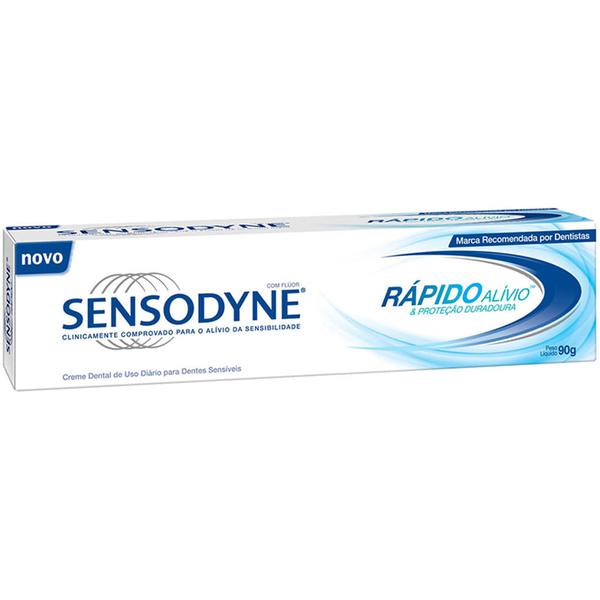 CREME DENTAL SENSODYNE 90G RÁPIDO ALÍVIO