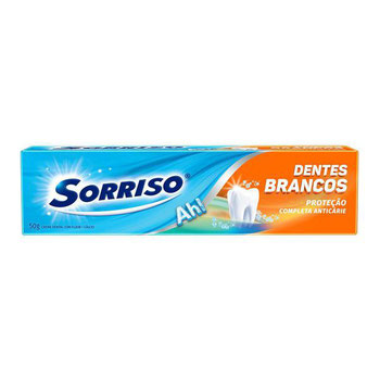 CREME DENTAL SORRISO DENTES BRANCOS 50G