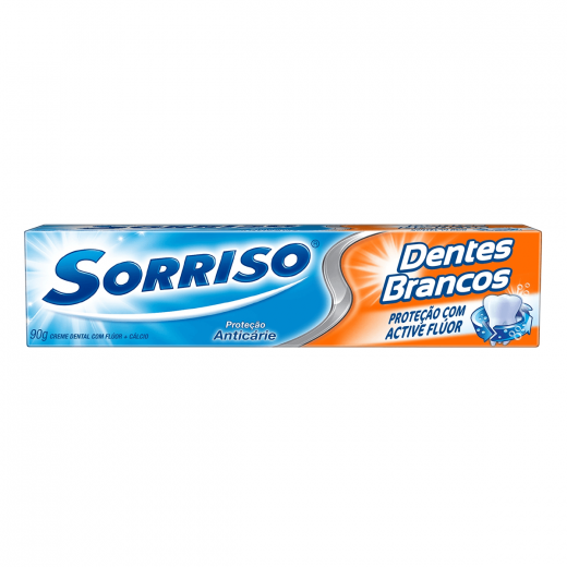 Creme Dental Sorriso Dentes Brancos 90gr