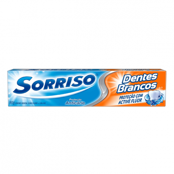 Creme Dental Sorriso Dentes Brancos 90gr