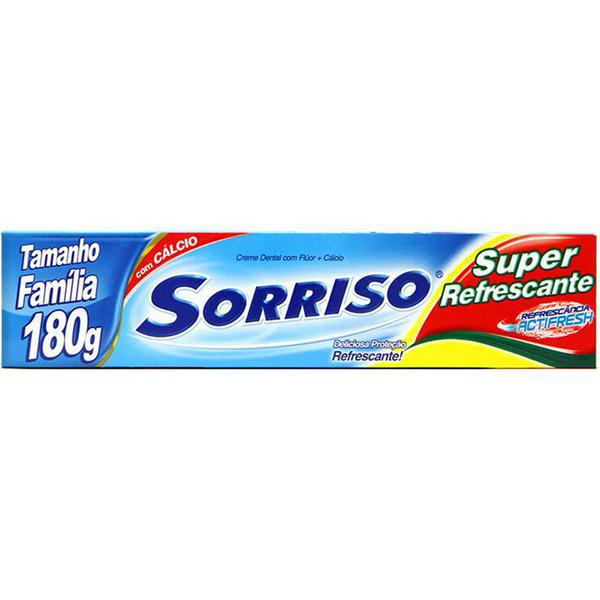 CREME DENTAL SORRISO SUPER REFRESCANTE 180G